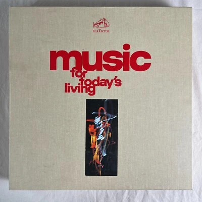 VARIOUS Music For Today's Living 1966 10xLP Vinyl Box Set RCA PRS-220 - VG+ - Image 1 of 4