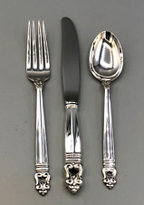 Royal Danish by International Sterling Silver 3 piece Youth Set, gently used