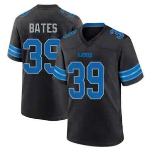 Jake Bates MEN Stitched Jersey Black / Blue 3XL MI Seller in hand - Picture 1 of 1