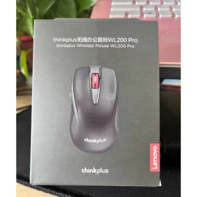 Original Lenovo Thinkplus WL200 Pro 2.4G Wireless Mouse Mice For PC Laptop - Image 1 of 2