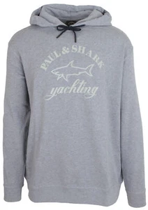 PAUL & SHARK YACHTING Men's Hooded Sweater Jumper Hoodie 100% Organic Cotton L - Picture 1 of 7