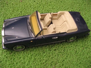 modellino auto 1:24 Rolls - Royce 1993 Corniche IV Dk blu cabrio - Foto 1 di 9