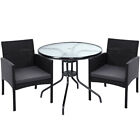 Gardeon Outdoor Setting Dining Chairs Table Patio Furniture Wicker Bistro Set