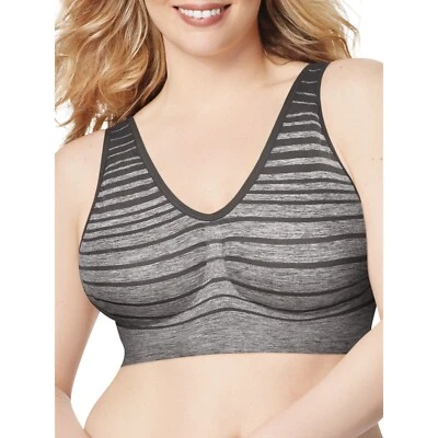 Just My Size® Pure Comfort Women's Bralette "Moisture~Wicking~Seamless” XL~6XL - Image 1 of 4