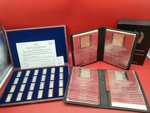 23k Gold Limited Edition Stamp Collection Gold Plated Bank Notes British Bundle - Picture 1 of 14