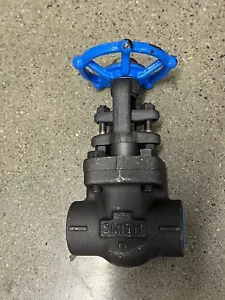SMITH 0800-0000U Forged Steel Gate Valve 1" SW x NPT Class 800 (1975 WOG) Trim 8 - Picture 1 of 4