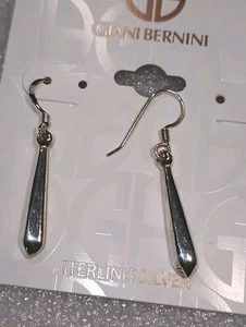 Giani Bernini Sterling Silver Dangle Bar Earrings - Picture 1 of 4