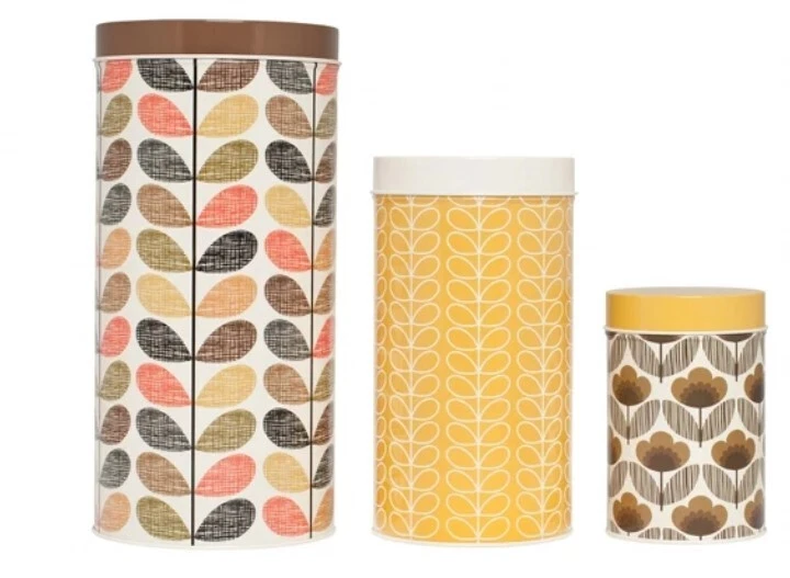 orla kiely house canister set of 3 - Image 1 of 1