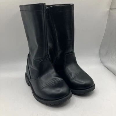 Botas Gap negras con cremalleras para niñas pequeñas talla 8 (A) ligeramente usadas Foto 1 de 4