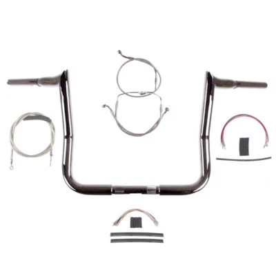 Kit de barra Diablo 2008-2013 1 1/4" cromo 14" Harley Electra Street Glide NoABS Foto 1 de 2