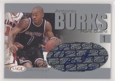 2004-05 Sage Basketball Authentic Silver /330 Antonio Burks #A5 Rookie Auto RC