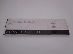 Monte Carlo Mahogany Oval Point MC5B127 Standard Fan Blades - Picture 1 of 6