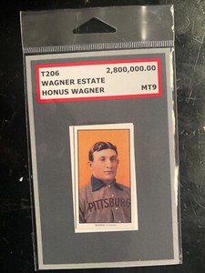 Honus Wagner T206 limited with COA from the Wagner Estate!
