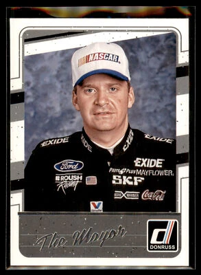 2017 Donruss Racing NASCAR Base Set Nickname Variation #186 Jeff Burton SP - Image 1 of 2
