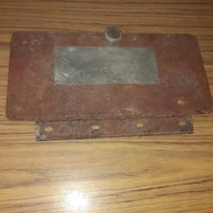 1948 1953 Dodge Truck GLOVE BOX DOOR w/ HINGE / KNOB Original pickup panel H4 - Picture 1 of 7