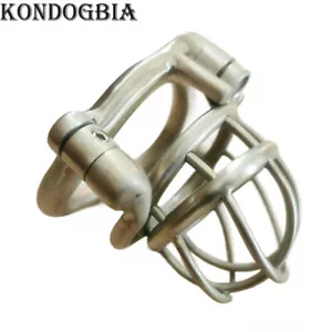 Stainless Steel Male Chastity Cage Device With PA Tube Customizable - Picture 1 of 13