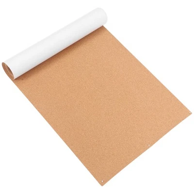 Adhesive Cork Board Roll Peel and Stick Self-adhesive Bulletin Boards - Image 1 of 4