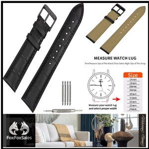 Lederarmband mit Edelstahlverschluss | 20-22mm - Bild 1 von 7