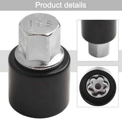 Portable Anti Theft Locking Wheel Nut Key Tool for Vehicle Tire Maintenance - Image 1 of 4
