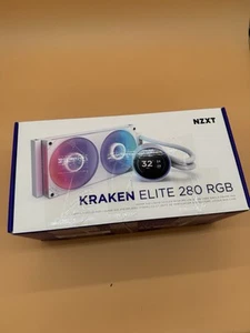 (READ) NZXT KRAKEN ELITE 280mm 2024 RGB LIQUID COOLER WITH UPGRADED LCD 1124T - Photo 1/9