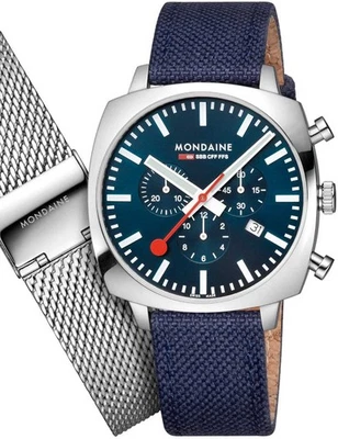 Mondaine MSL.41440.LD.SET Reloj Hombre GrAnd Juego Cojín 41mm 5ATM Foto 1 de 4