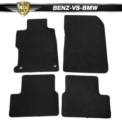 Alfombrilla de nailon para Honda Civic Coupé 12-15 forro de alfombras automáticas 4 piezas negra Foto 1 de 4