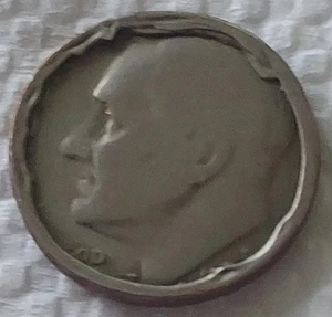 1964 5,6,7,8 ?Roosevelt Dime With Errors Everywhere Amazing Dime! - Picture 1 of 7