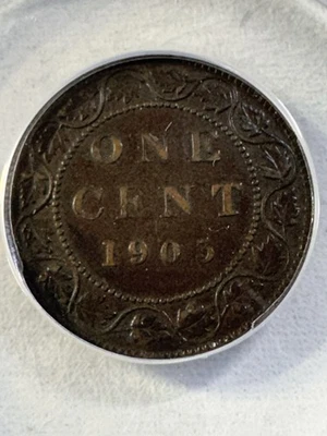 1903 Canada Large Cent Bronze Coin Graded XF 45 by ANACS - Image 1 of 4