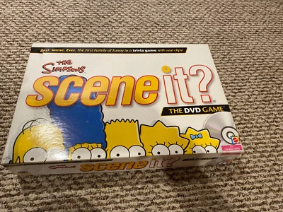 NEW The Simpsons Scene It? Family Trivia DVD Board Game 2009 - Image 1 of 3