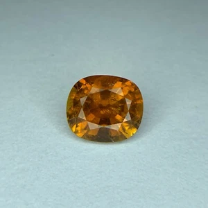 VS 4.50 Carat Natural Cushion Shape Orange Tourmaline From Africa - Picture 1 of 5