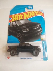 2020 Ram 1500 Rebel Hot Wheels Factory Fresh 3/10 Black 2024-024 - Picture 1 of 1