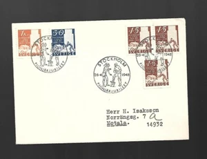 STOCKHOLM 1948 MOTALA PIONJAR JUBILEET SVENSKAR USA SVERIGE - Imagen 1 de 1