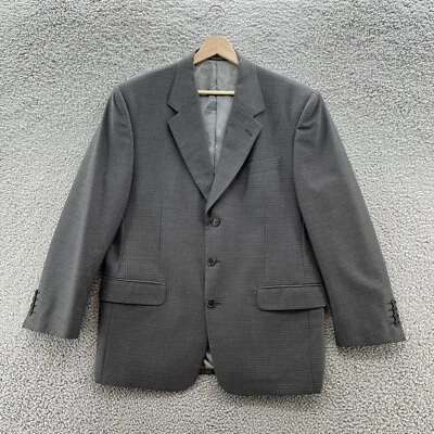 Abrigo Deportivo Principe Hombre 42R Gris Ventana Cuadros Ligero Lana Blazer Foto 1 de 4