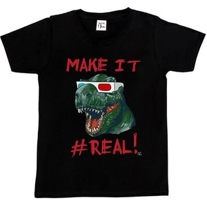 1 Tee Kinder Jungen Make it Hashtag echte Dinosaurier T-Shirt - Bild 1 von 5