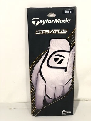TaylorMade STRATUS Mens Leather Golf Glove White Right-hand Small RH-S - Image 1 of 4