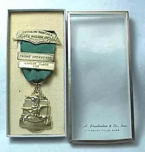 Schießmedaille mit Box - Montana 1960 - benannt - Bild 1 von 6