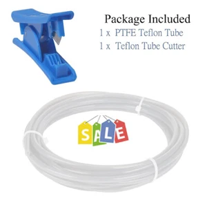 Wąż PTFE Wąż teflonowy 2,5 mm x 4 mm Rura - Druk 3D na filament 1,75 mm - Zdjęcie 1 z 12