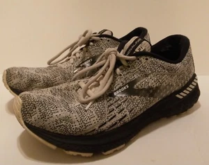 Brooks Adrenaline 21 Men's Size 10 Running Jogging Gray Black White Sneakers - Picture 1 of 6