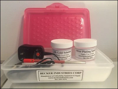 BECKER INDUSTRIES Gold Plating Kit Machine Jewelry Plater Electroplating Silver Plating Machine
