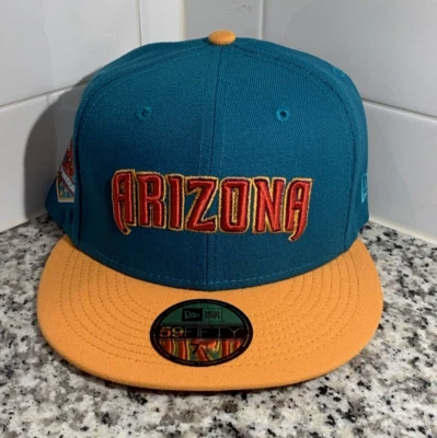 New Era Arizona Diamondbacks 59FIFTY MLB 20th Anniversary Fitted Hat Size 7 1/2 - Image 1 of 4