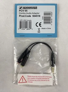 Combo adaptador de audio Sennheiser PCV 05 3,5 mm 504518 - Imagen 1 de 4