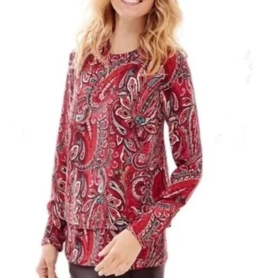 Top túnica J JILL XL cachemir en capas Foto 1 de 4