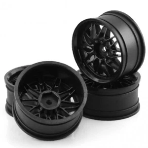 Juego de llantas de plástico BBS 52 x 26 mm para 1/10 radiocontrol tamiya tt01 tt02 rs4 deportivo 3 drift coche - Imagen 1 de 7