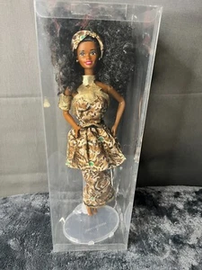 Nigerian Barbie Dolls of The World Collection #7376 1989 Mattel Doll  Afro Black - Picture 1 of 15
