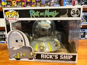 Pop Rides Rick And Morty Rick's Ship 34 Funko Pop Vinyl EXPERT PACKAGING - Bild 1 von 10