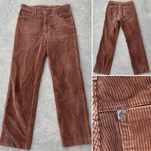 Vintage New Man Corduroy Pants 30/36 Measure 31/29 1/2 A Norma Di Legge - Picture 1 of 12