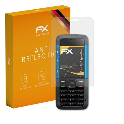 atFoliX 3x Screen Protection Film for Nokia 5310 XpressMusic matt&shockproof - Image 1 of 4