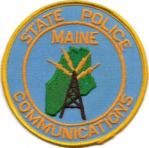 Maine STATE POLICE Communications Polizei Abzeichen HIGHWAY PATROL Police Patch - Bild 1 von 2