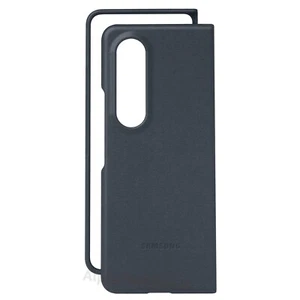 Genuine Samsung Galaxy Z Fold4 Graygreen Leather Cover Case - Zdjęcie 1 z 3