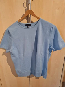 Land´End Damen Kurzarm-Pulli, Gr. M, hellblau - Bild 1 von 1